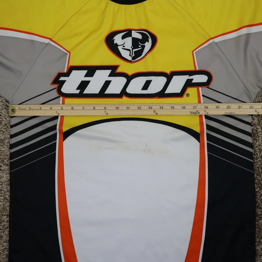 Thor Phase 3.0 Motocross Jersey Size Medium Moto‎ Racing Yellow Polyester